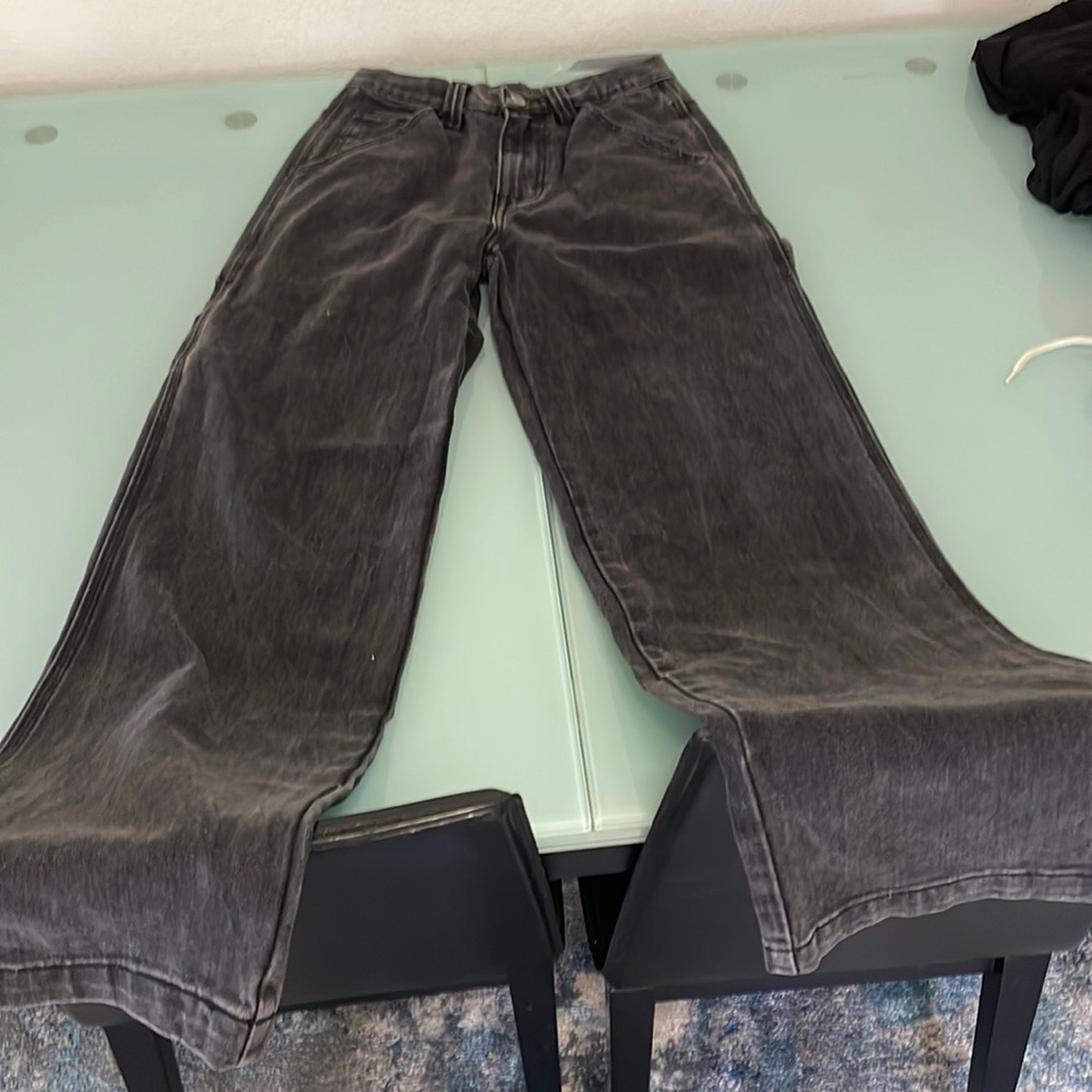 John Galt Black Cargo jeans Size Small